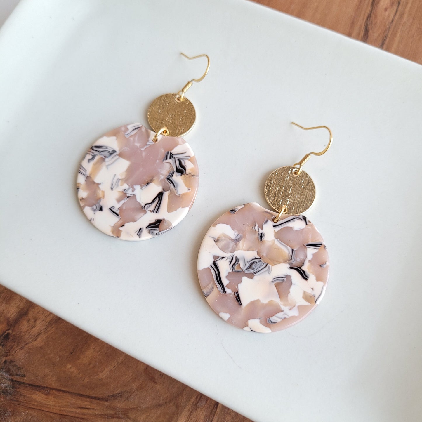 Zoey Earrings - Sandstone