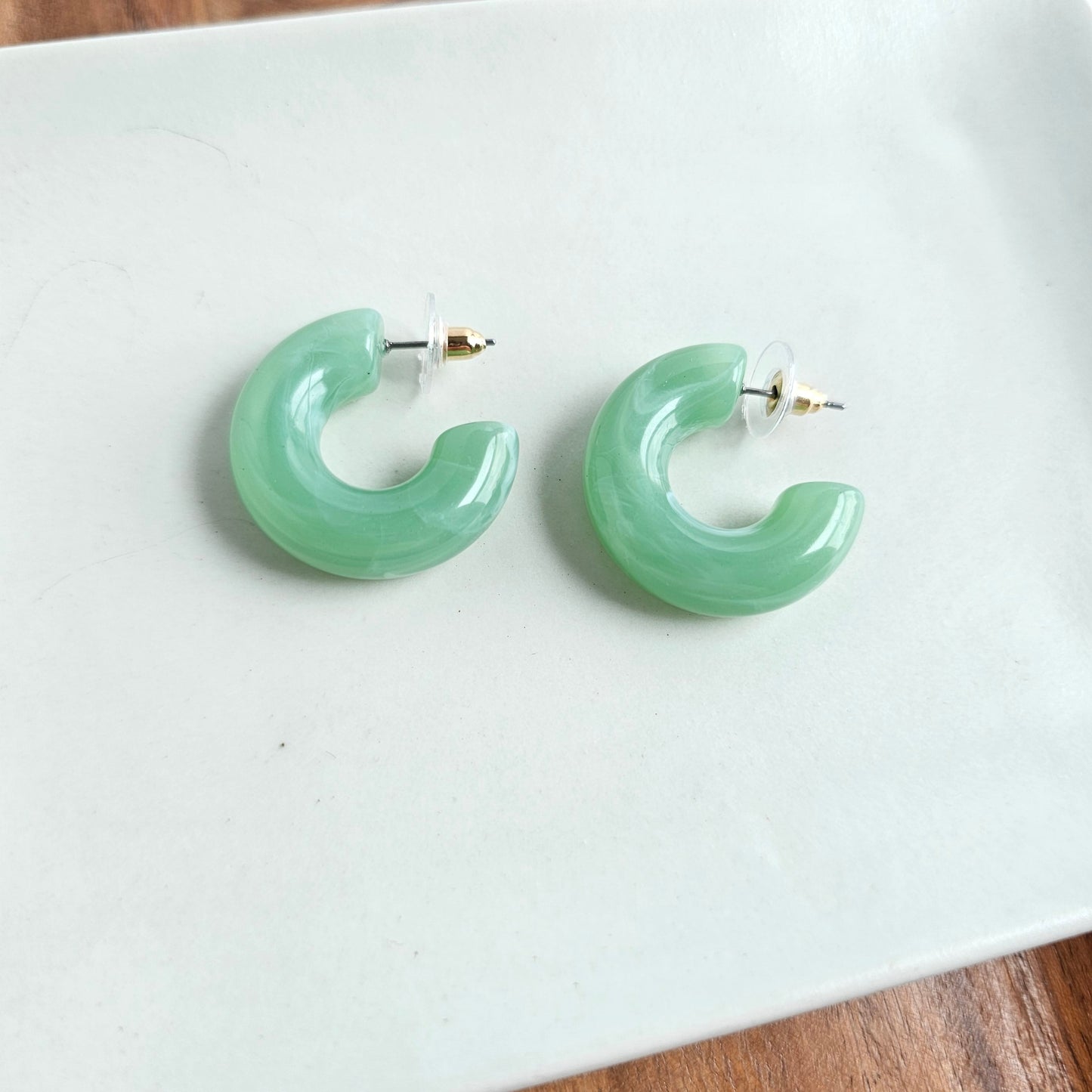 Chloe Hoops - Sage