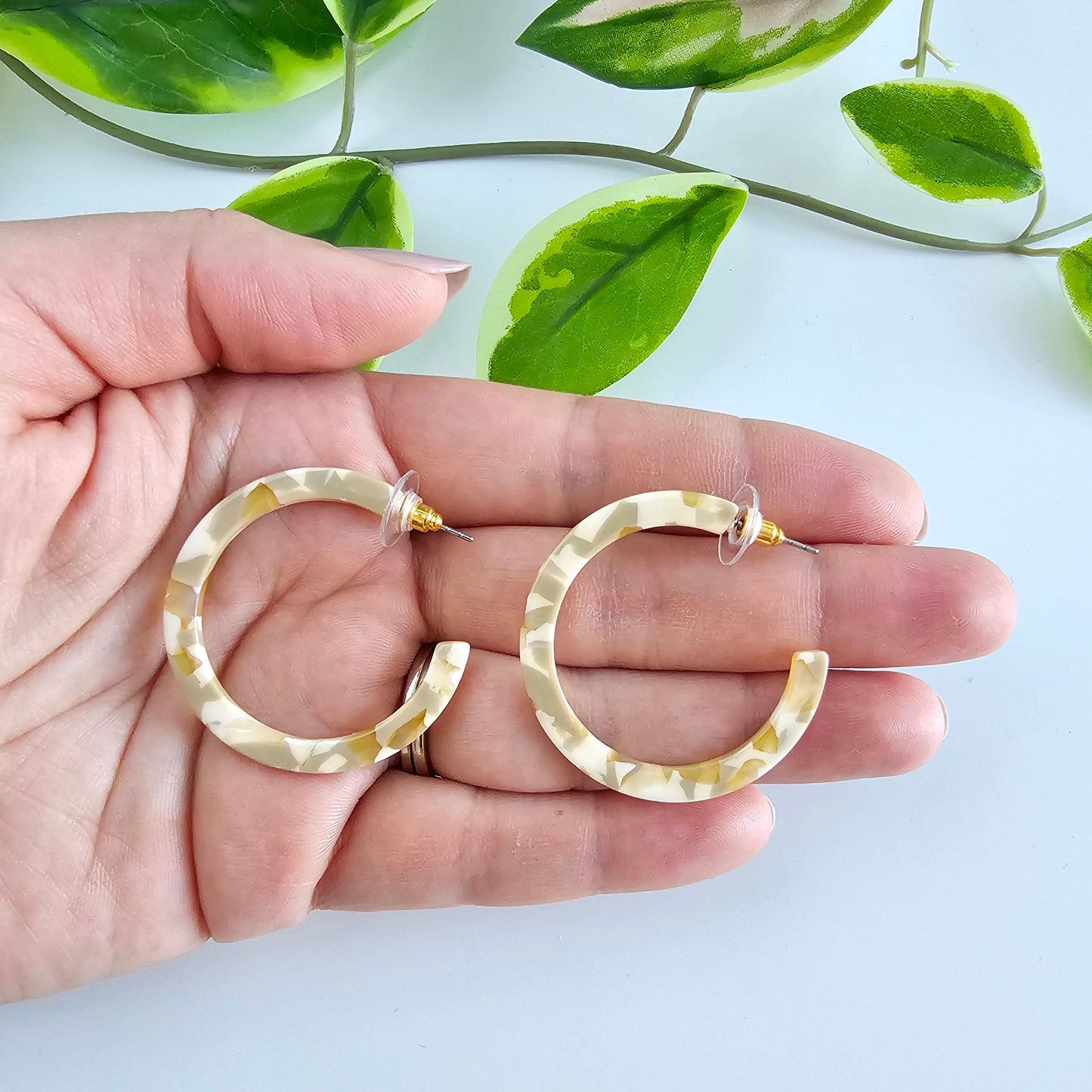 Camy Hoops - Daffodil