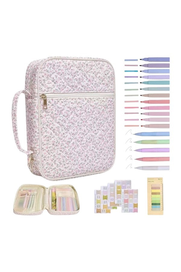 Naomi Pink Floral Print Bible Cover ETA 9/2/25
