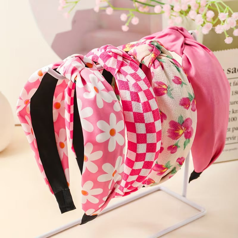 Easter Spring 4 Pack of Knotted Headbands