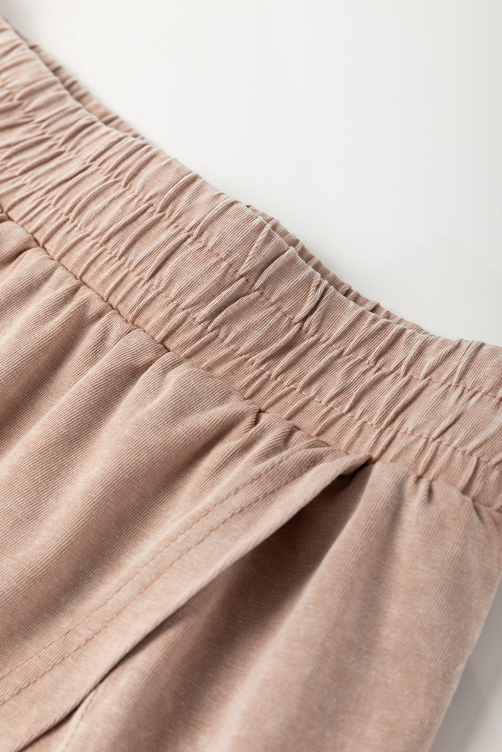 2 Piece Mineral Wash Cotton Tank Top Lined Split Skirt Set