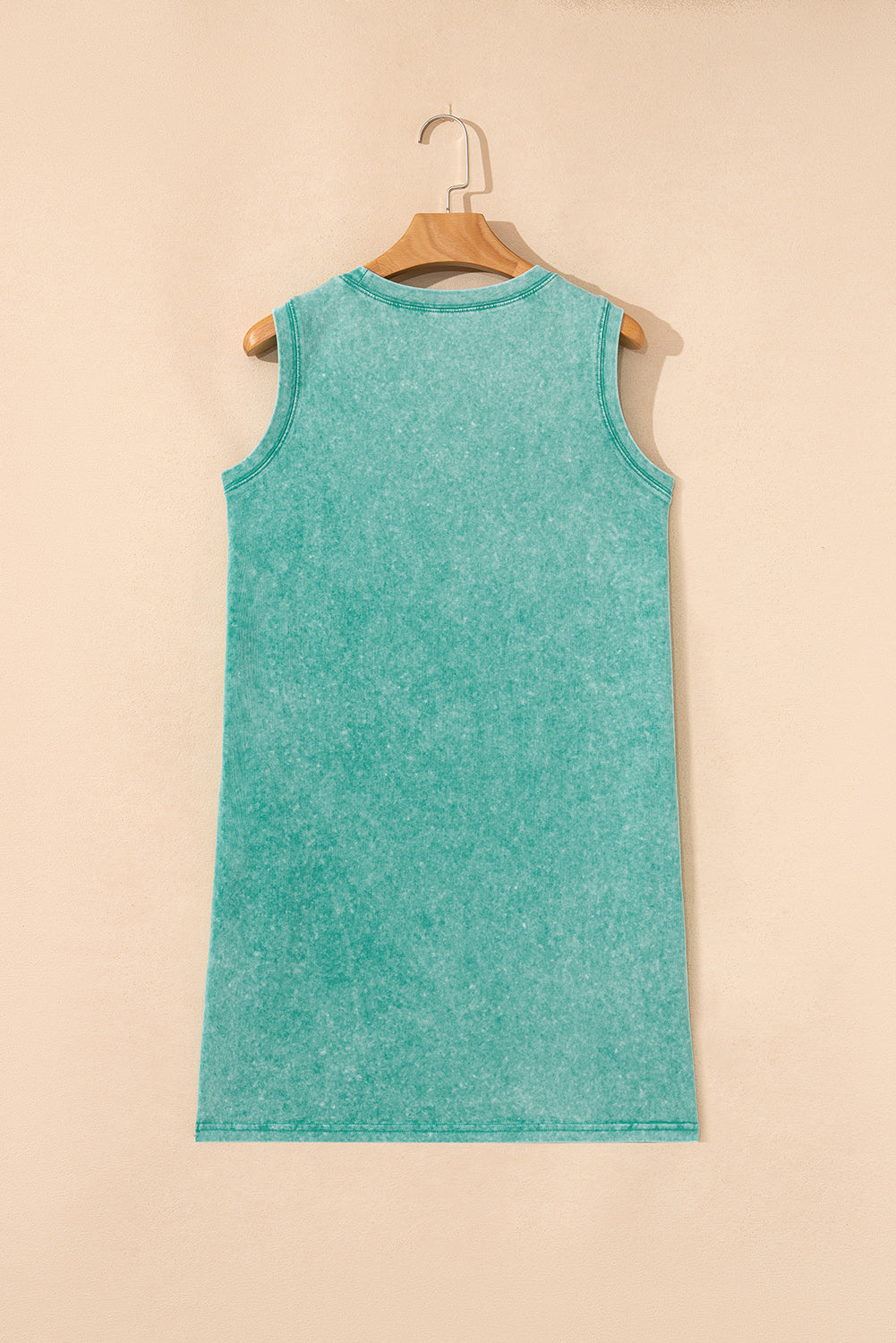 Mineral Wash Tank Mini Dress with Pockets