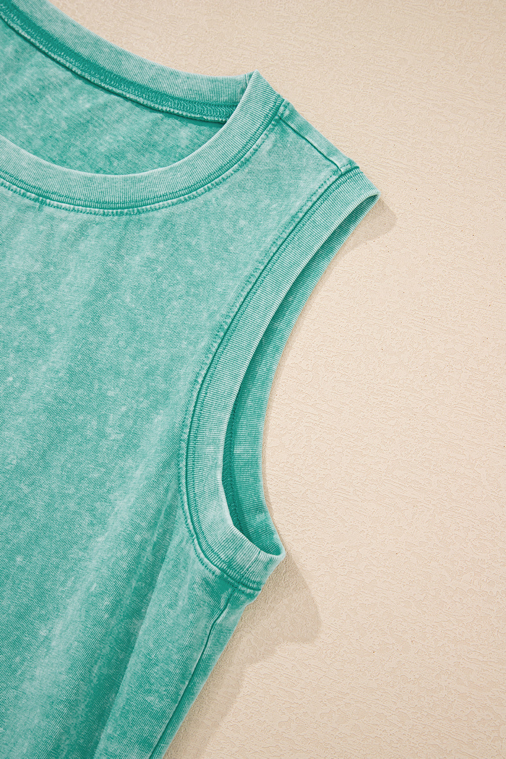 Mineral Wash Tank Mini Dress with Pockets