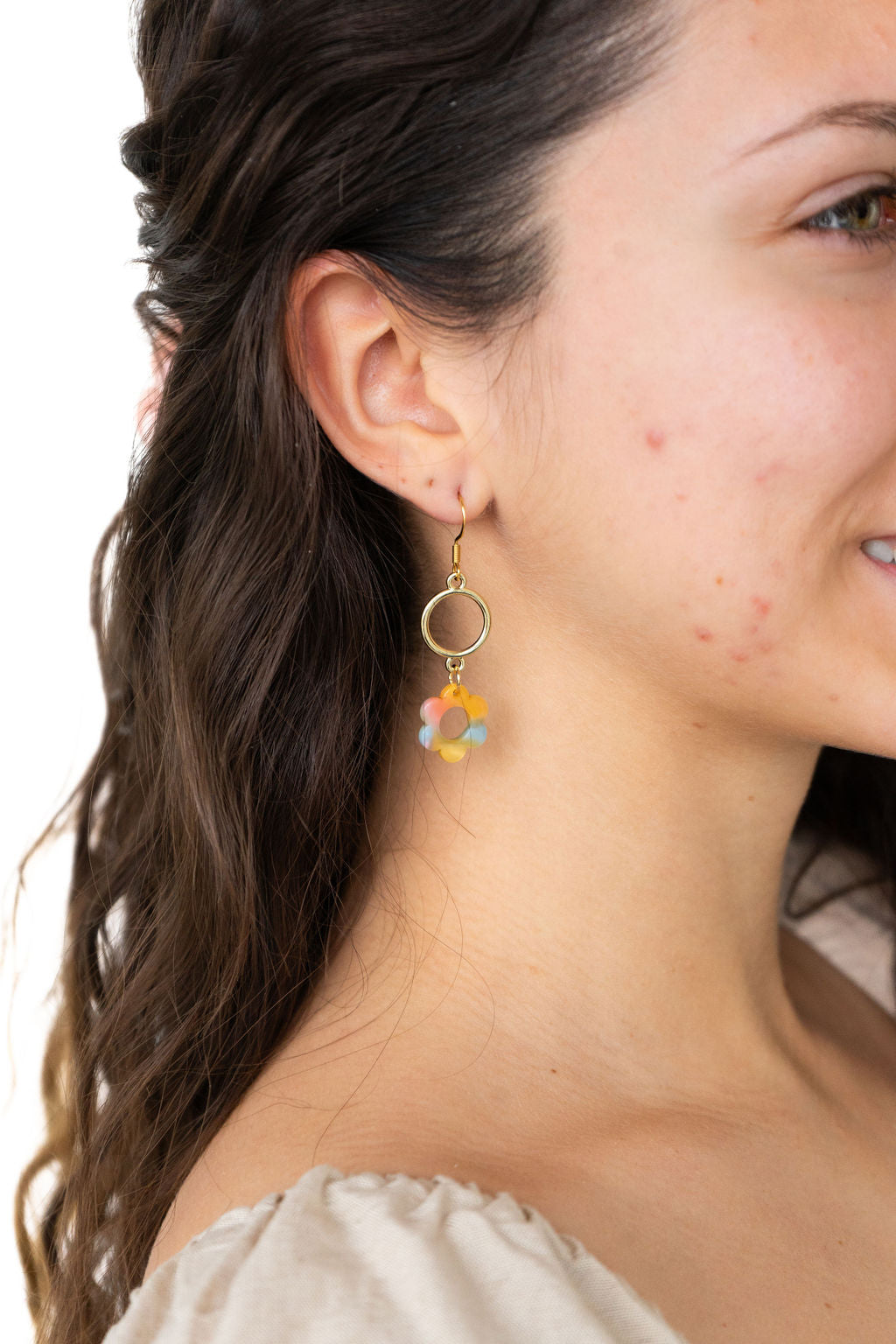 Poppy Earrings - Rainbow Delight Surprise