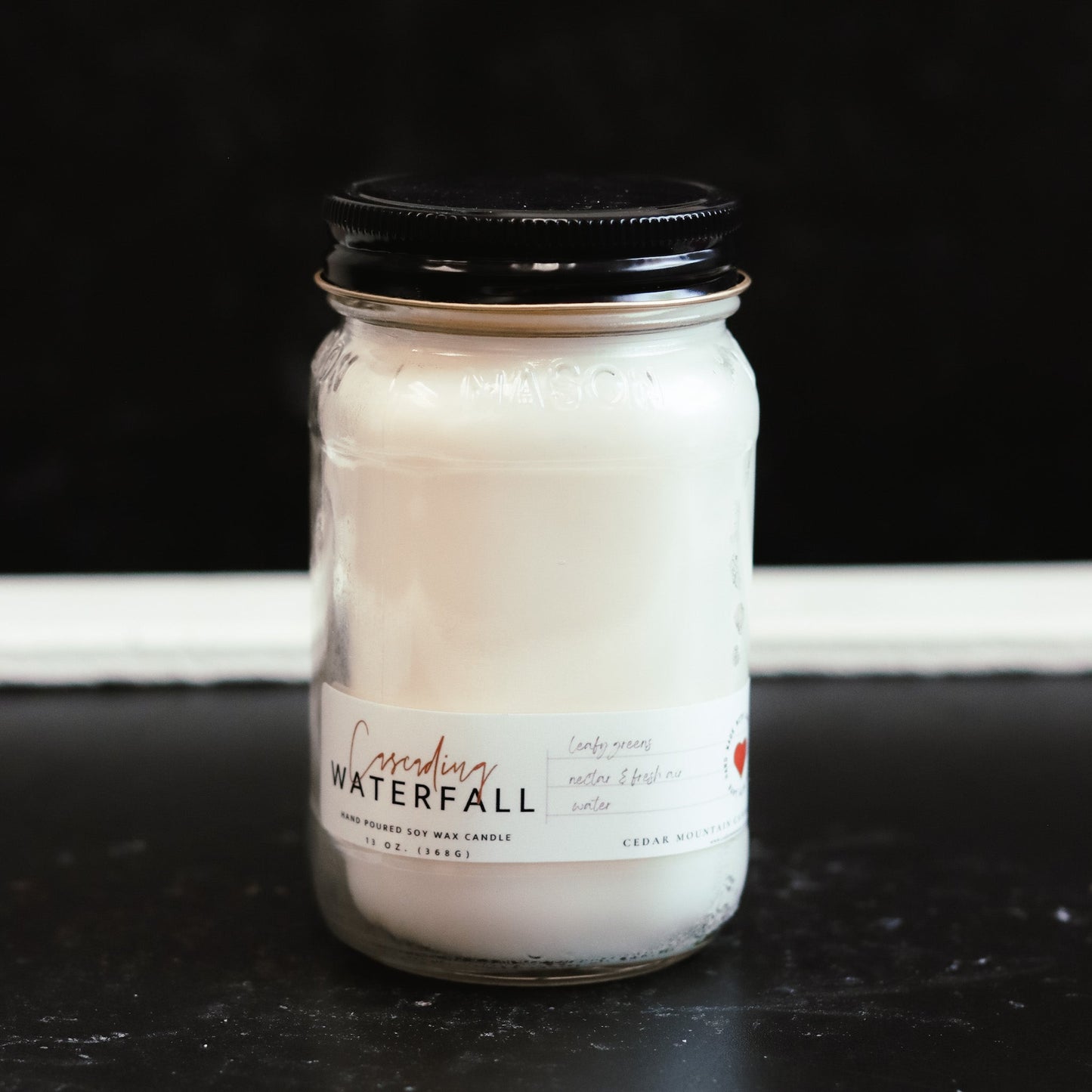 13 oz Mason Jar Soy Candle - Lavender & Sweet Lemon