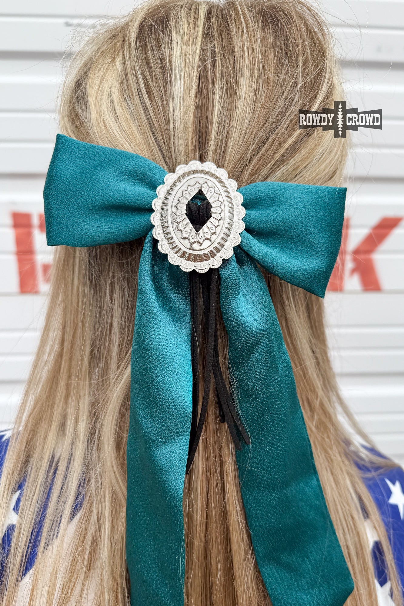Tipsy Turquoise Bow