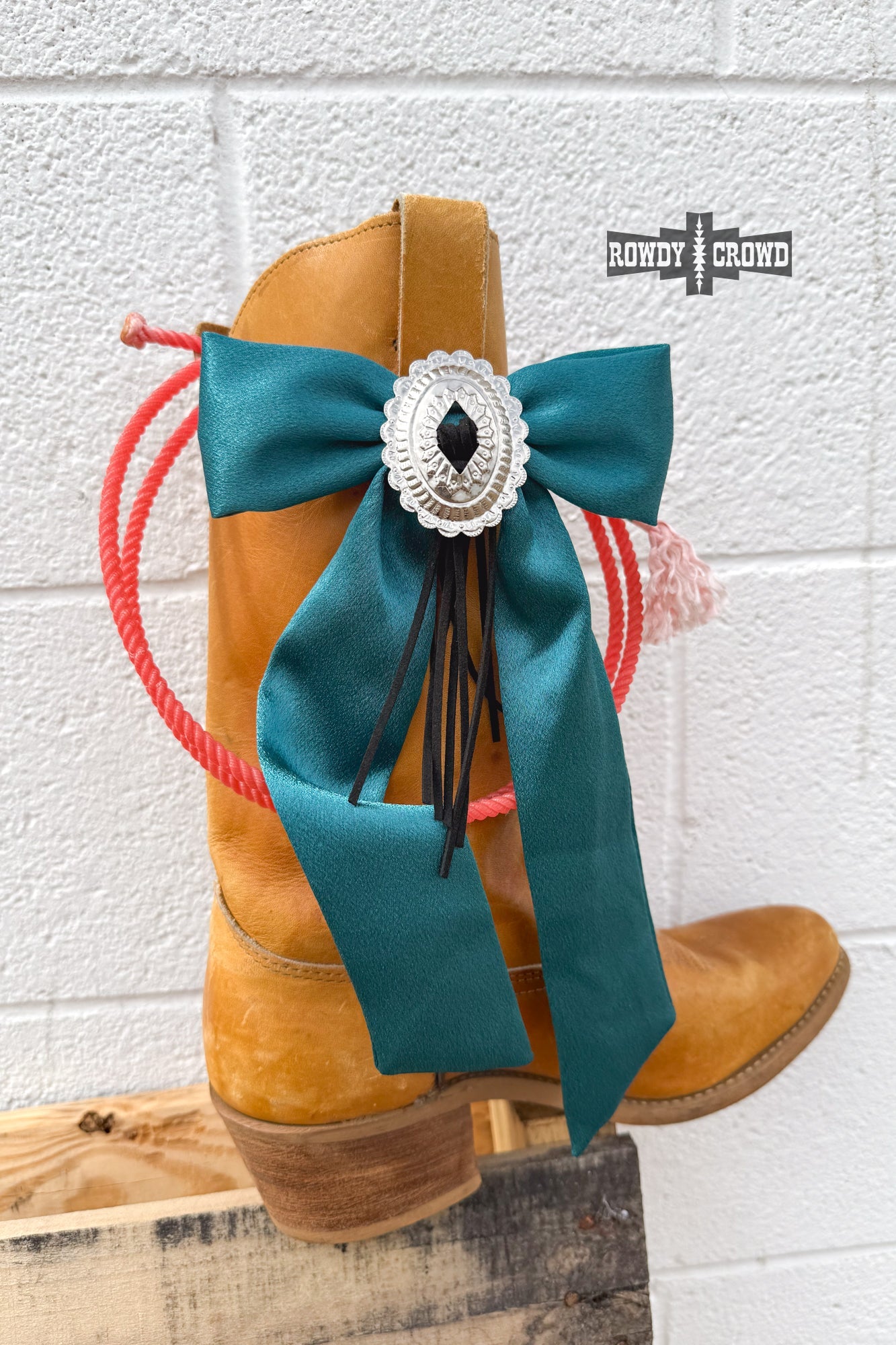 Tipsy Turquoise Bow