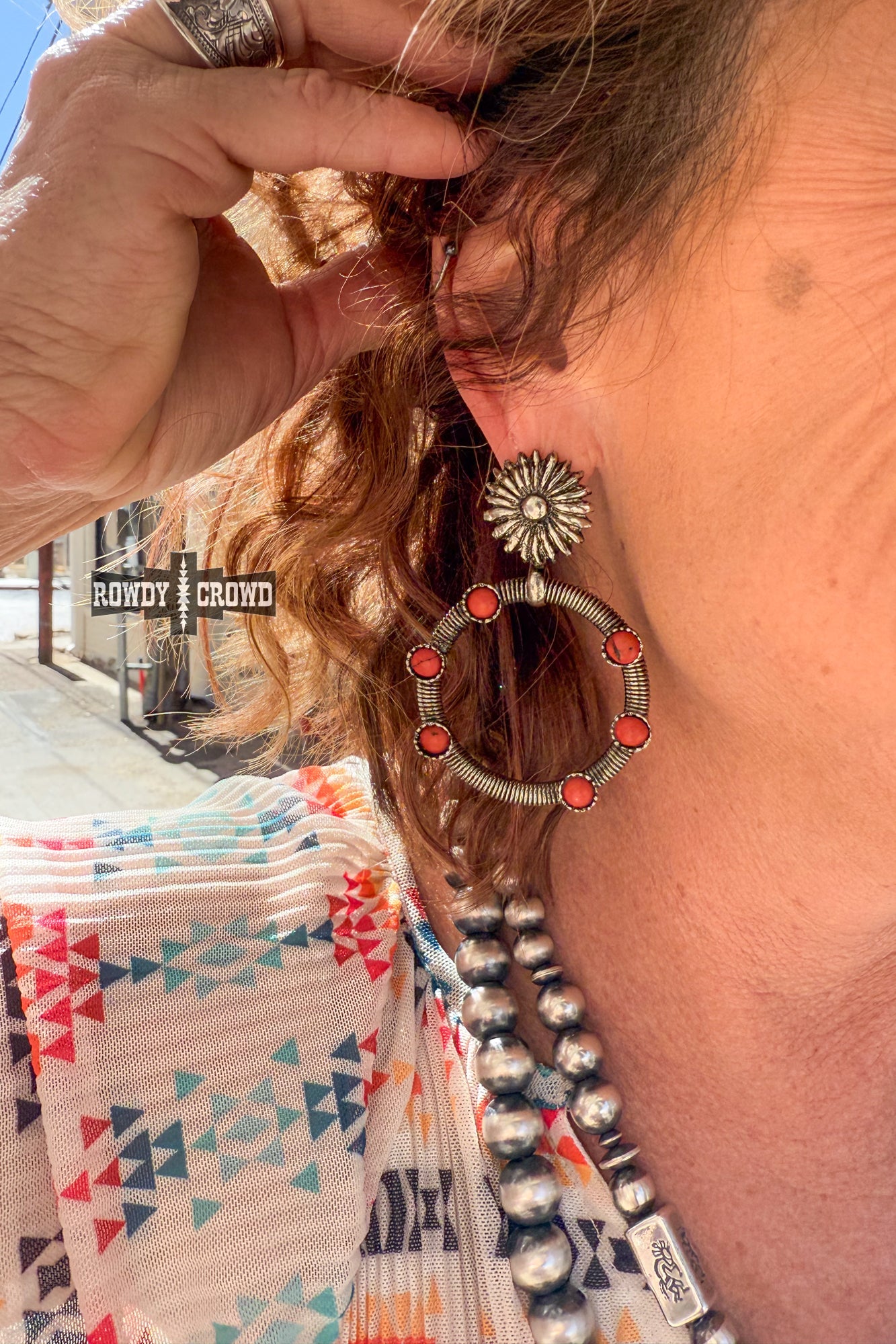 Red Hondo Earrings