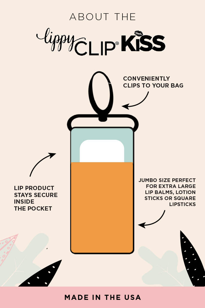 Nutcracker LippyClip KISS for larger lip balms, essential oil rollers, etc.