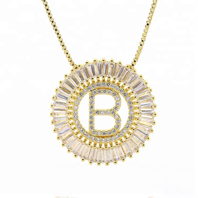 Radiant Initial Necklace JEWELRY The Sis Kiss