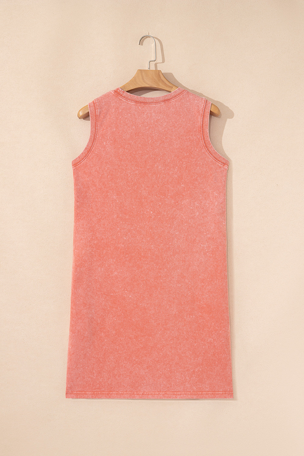 Mineral Wash Tank Mini Dress with Pockets