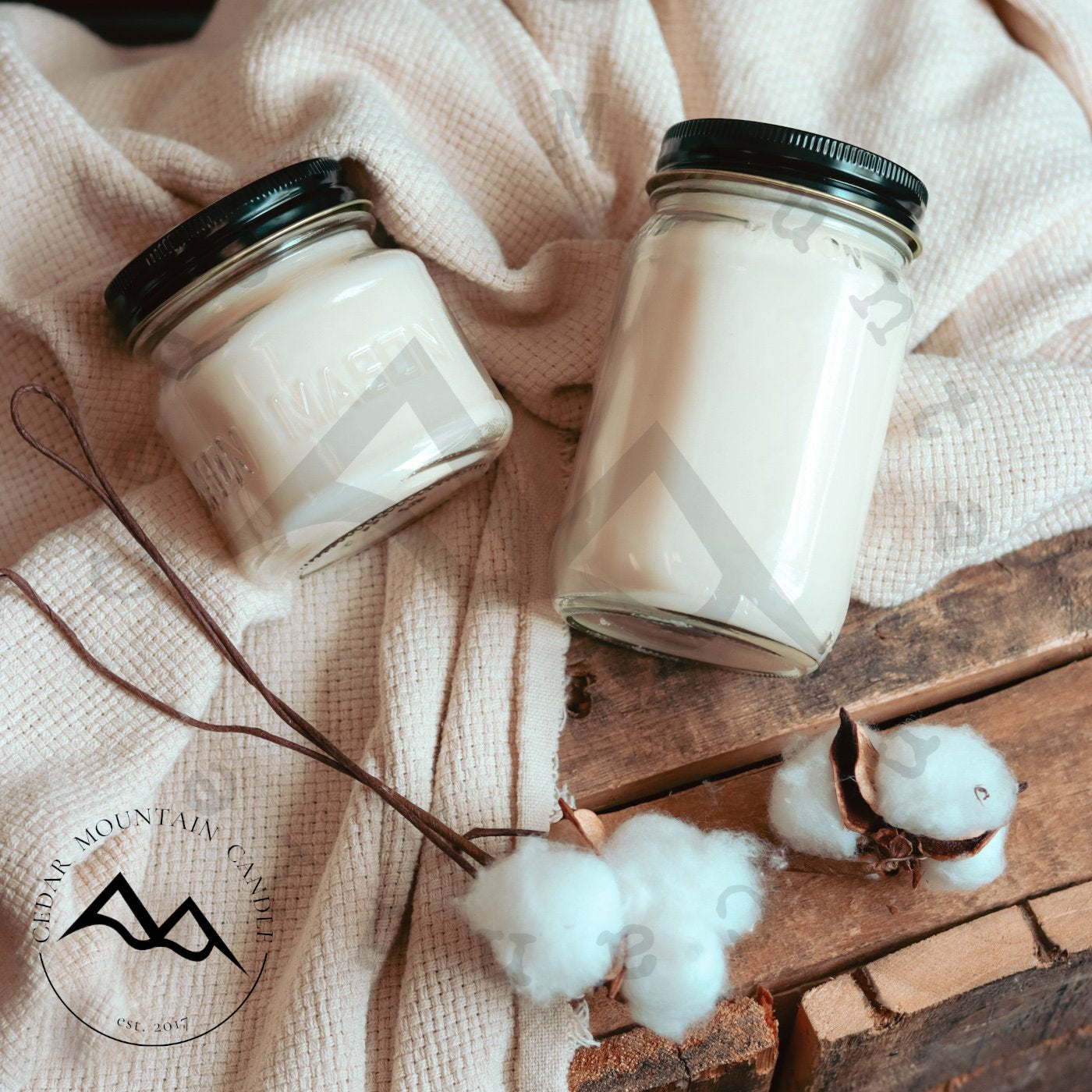 13 oz Mason Jar Soy Candle - Lavender & Sweet Lemon