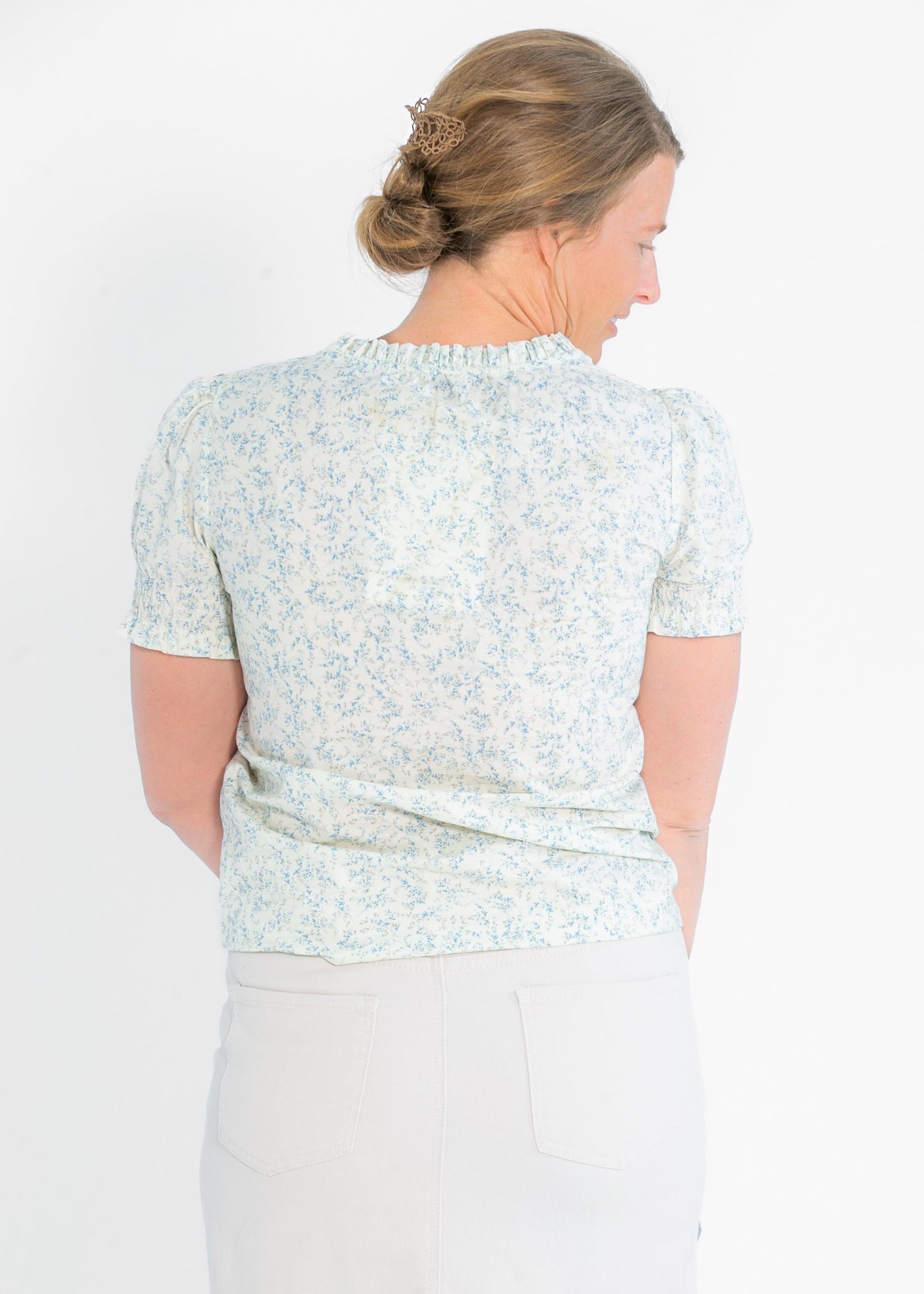 Dempsey Floral Puff Sleeve Top