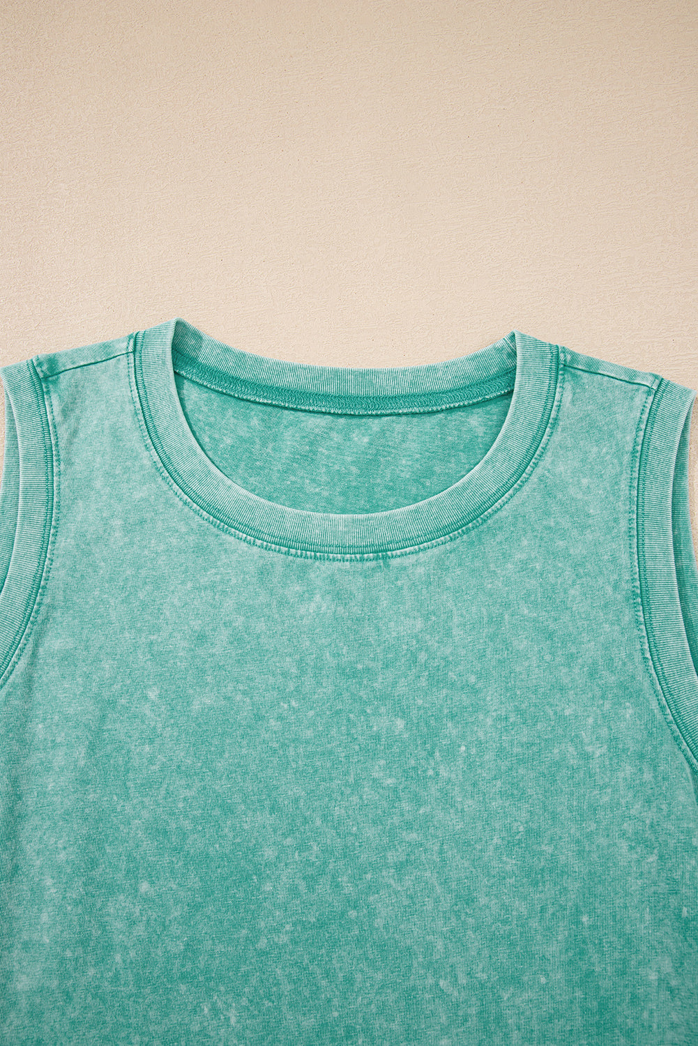 Mineral Wash Tank Mini Dress with Pockets