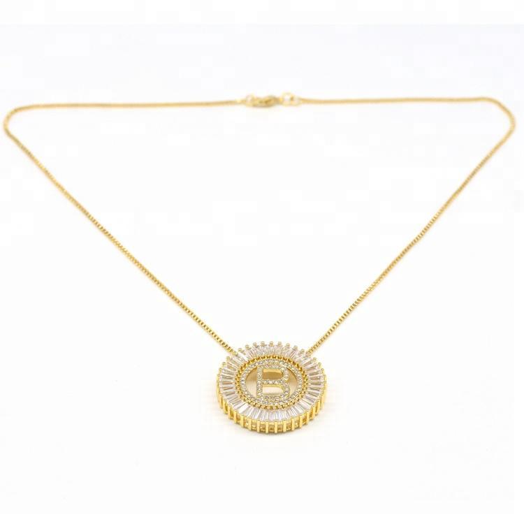 Radiant Initial Necklace JEWELRY The Sis Kiss