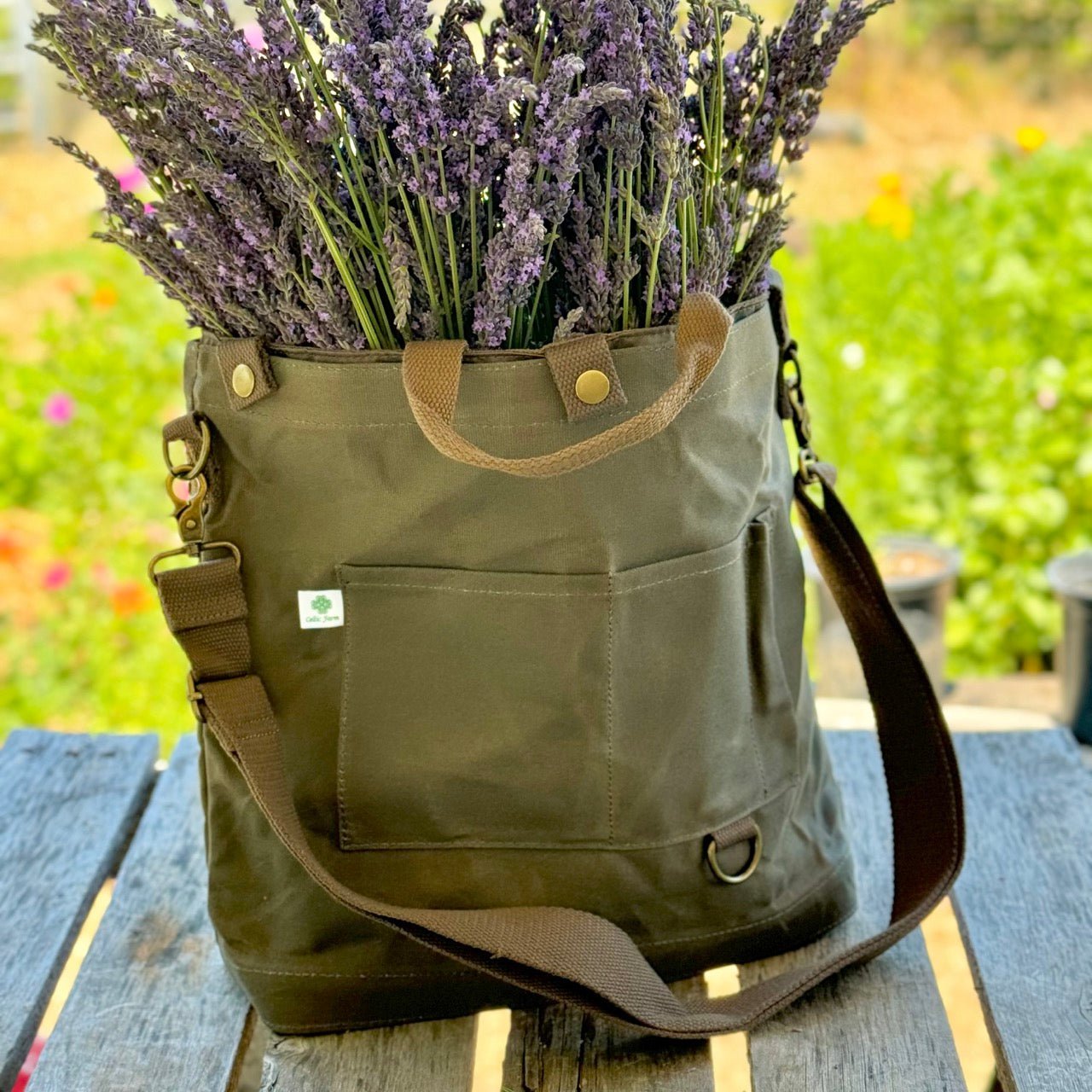 Gardener's Multipurpose Shoulder Bag | For Tools, the Market or Harvest