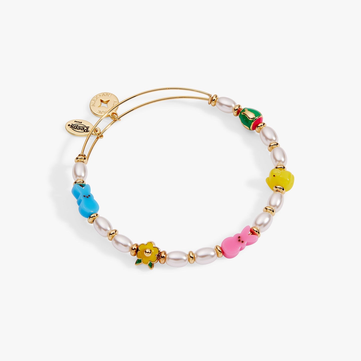 PEEPS® Chick and Bunny Beaded Bangle
