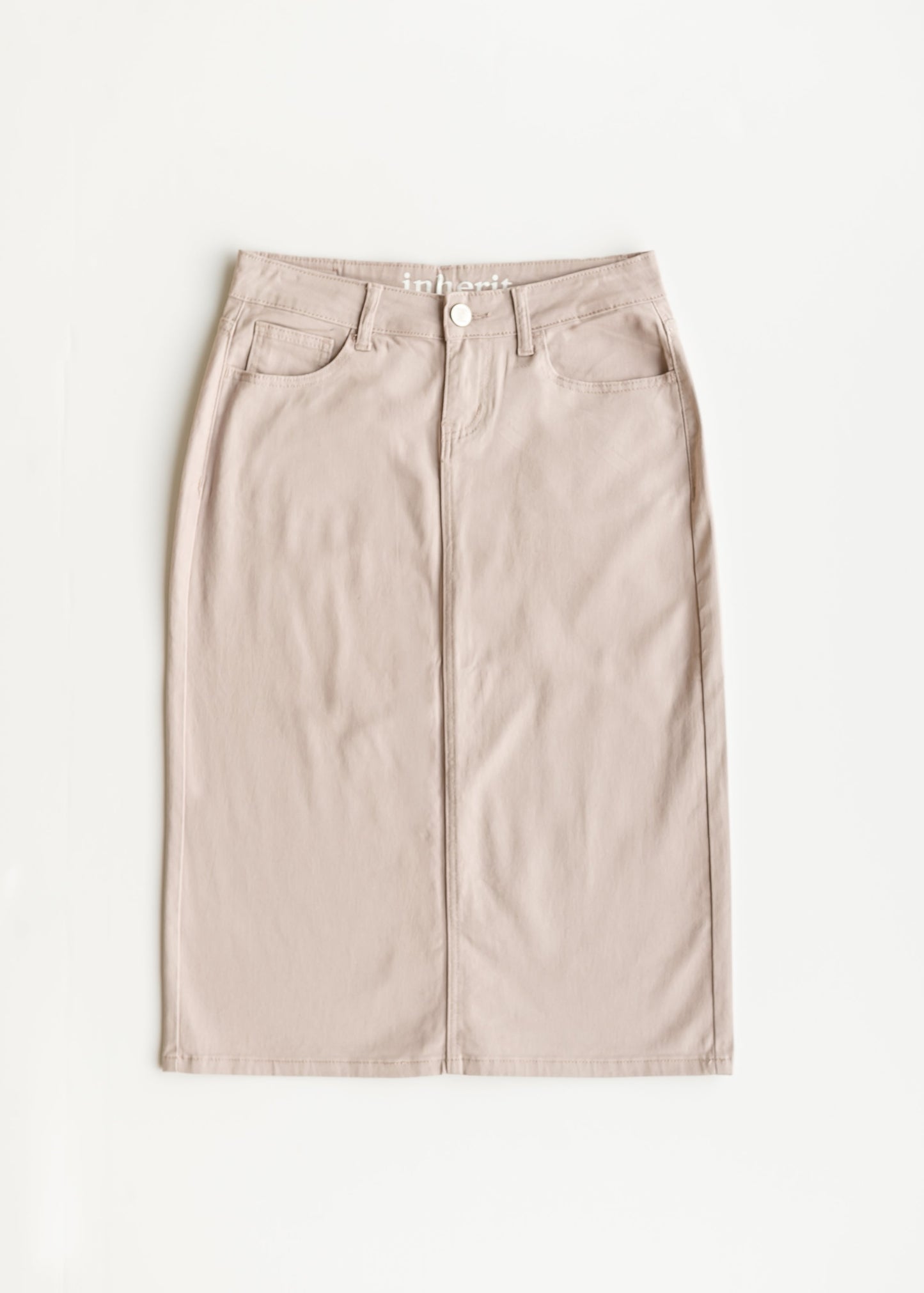 Remi Lilac Denim Midi Skirt