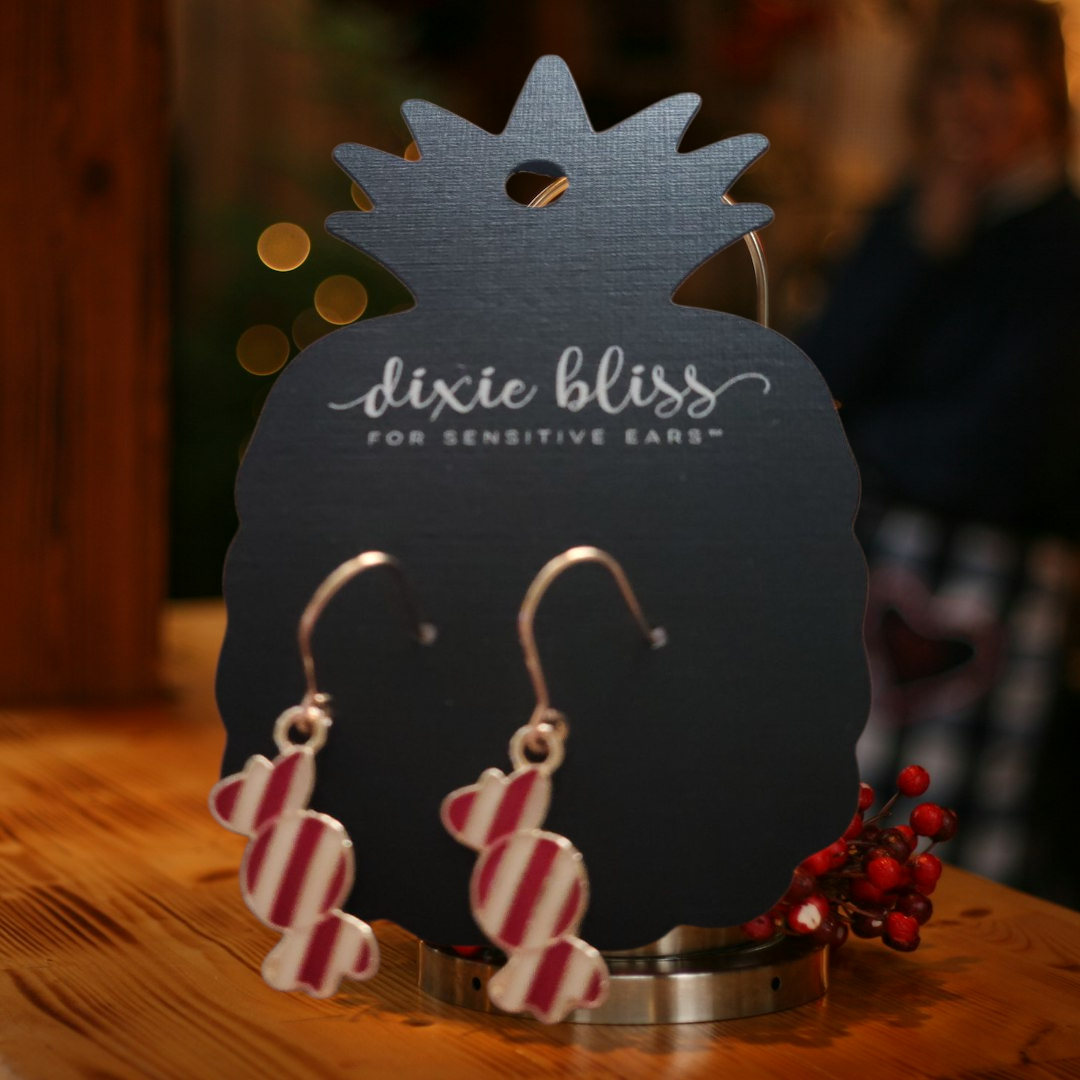 Christmas Candy Dangle Earrings