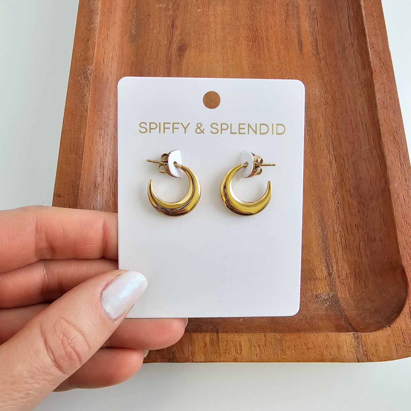 Luxe Selena Hoops - Gold