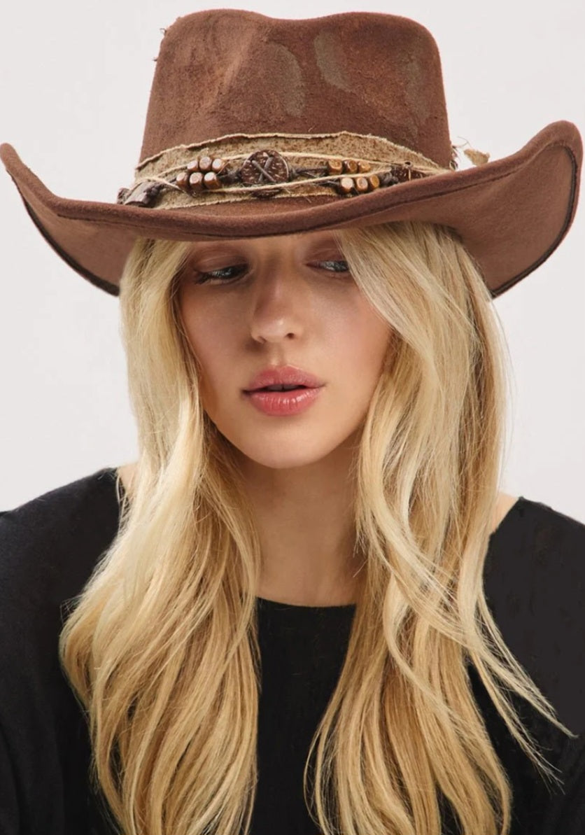 Dodge City Drifter Vintage Felt Cowgirl Hat