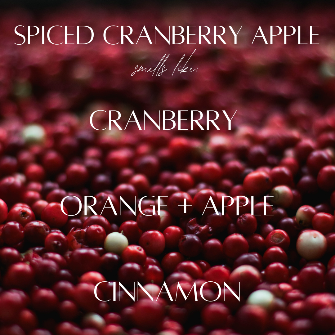 Spiced Cranberry Apple - 9 oz Whiskey Glass Candle
