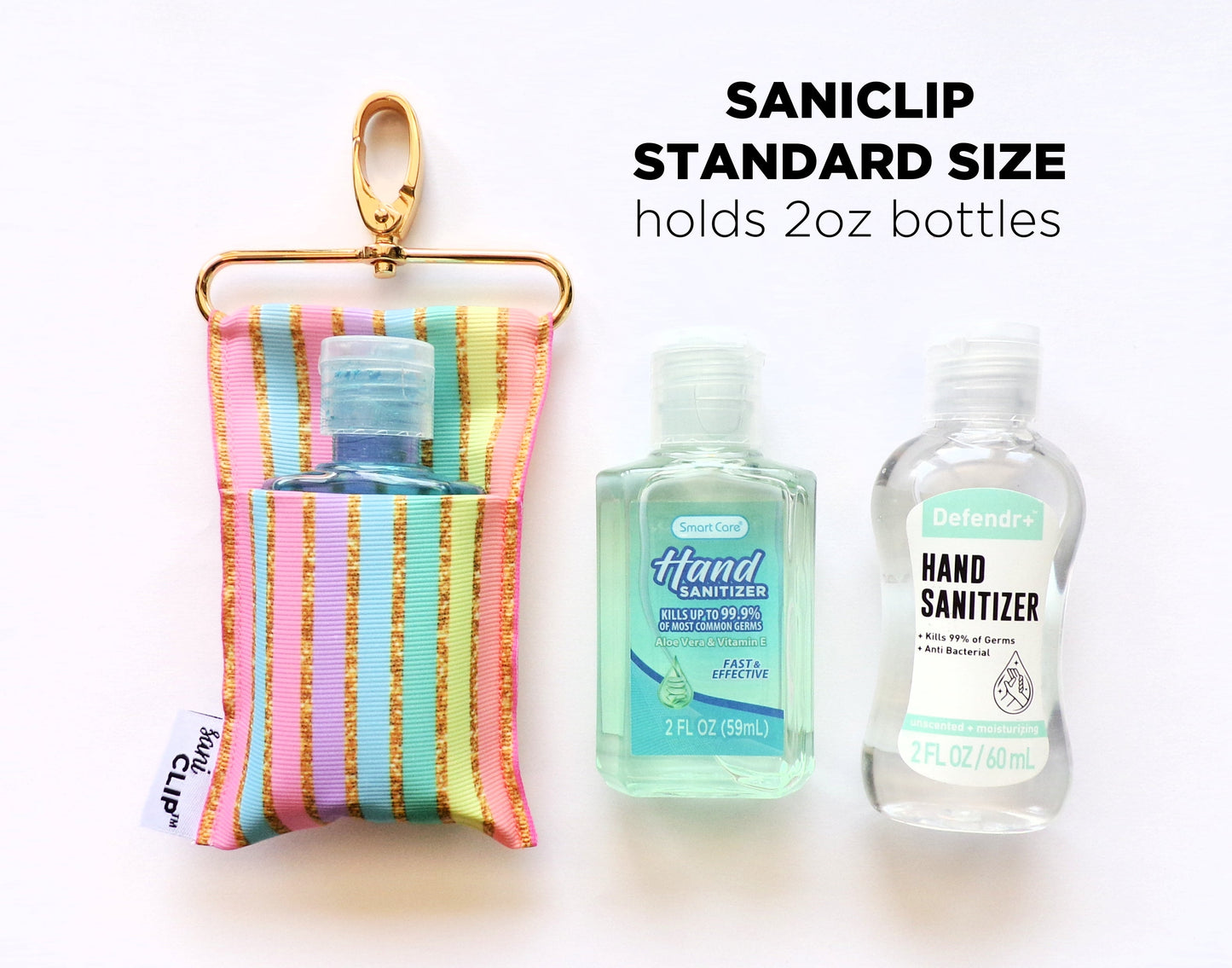Cow Print SaniClip Hand Sanitizer Holder
