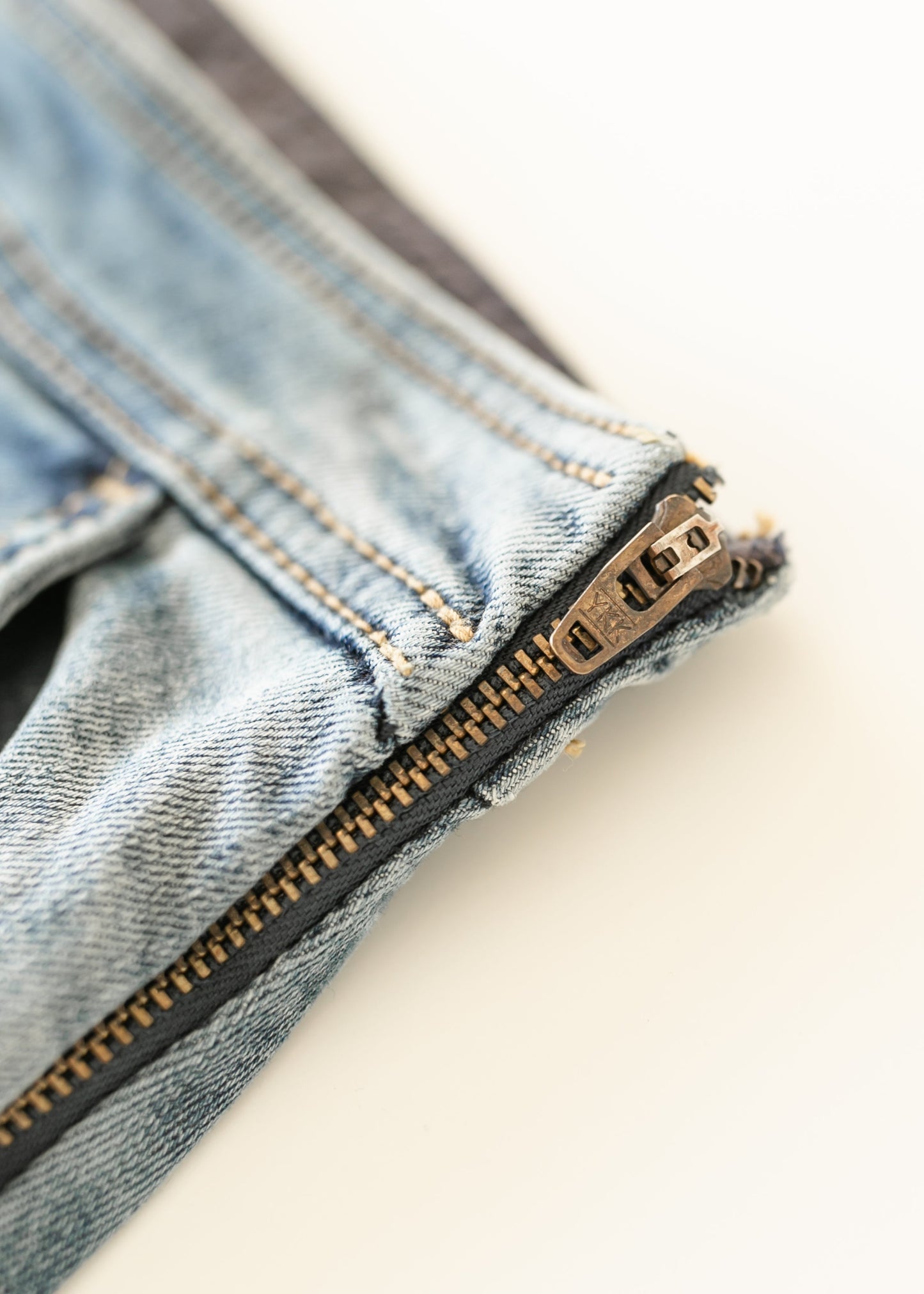 Sutton Side Zip A-line Denim Maxi Skirt