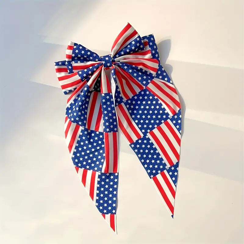 Patriotic Hair Bow Set of 4