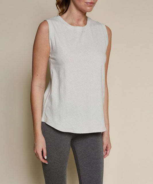 RECYCLED COTTON MUSCLE TANK