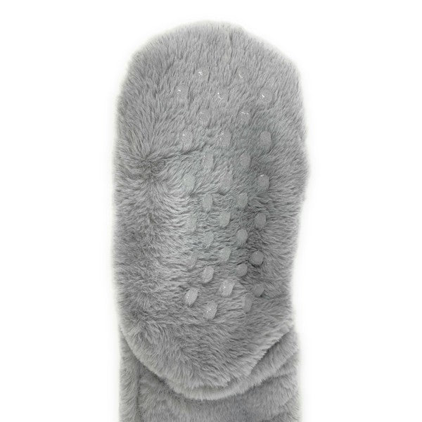 Here Kitty Kitty - Women Sherpa Slipper Socks