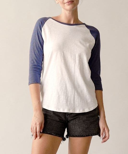 COTTON  VINTAGE RAGLAN T