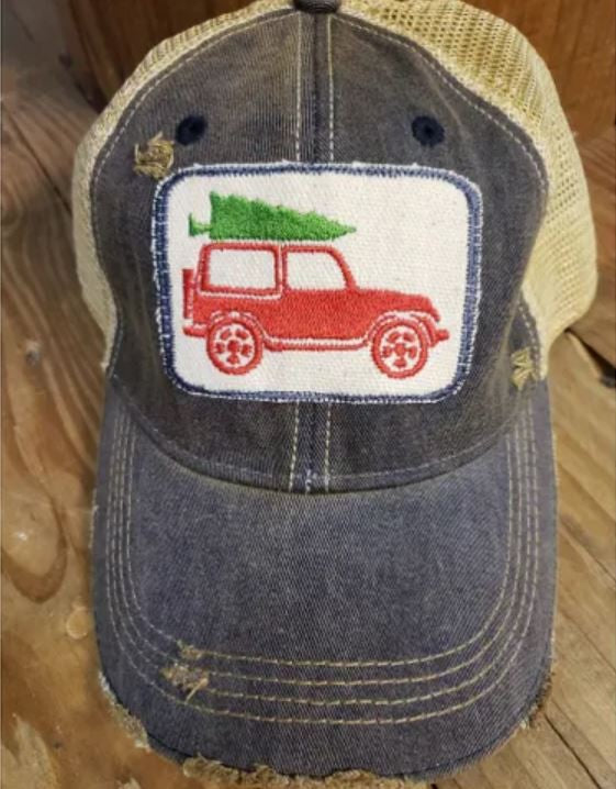 Christmas Jeep Hat