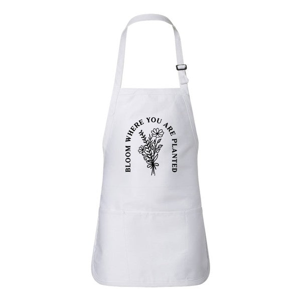 Bloom Where You Are Planted Apron