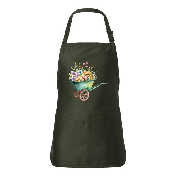 Spring Floral Wagon Apron