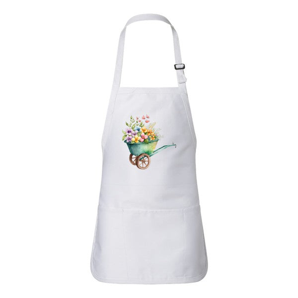 Spring Floral Wagon Apron