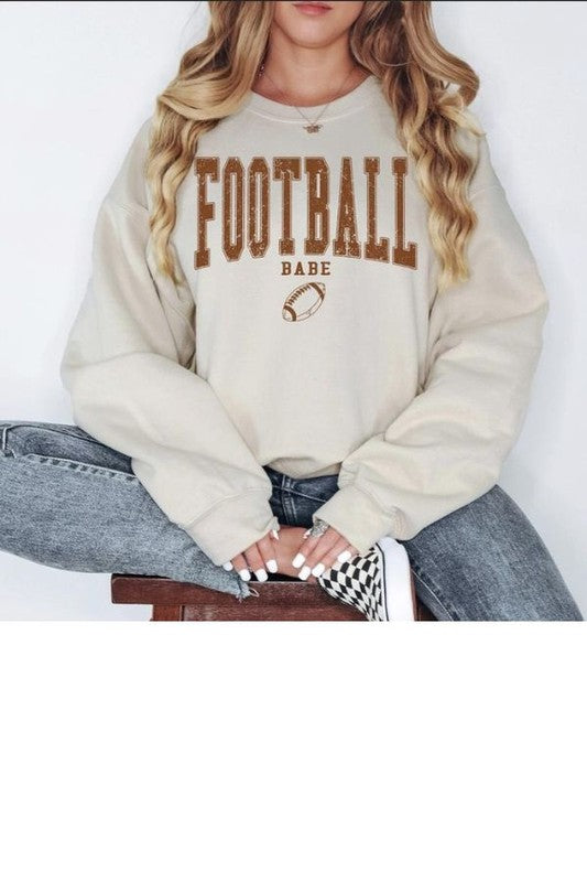 Foot Ball Babe Plus Sweatshirt