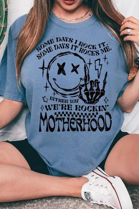 Rockin Motherhood Plus Graphic Tee