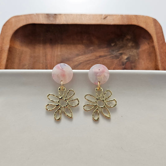 Lily Earrings - Iridescent Pastel
