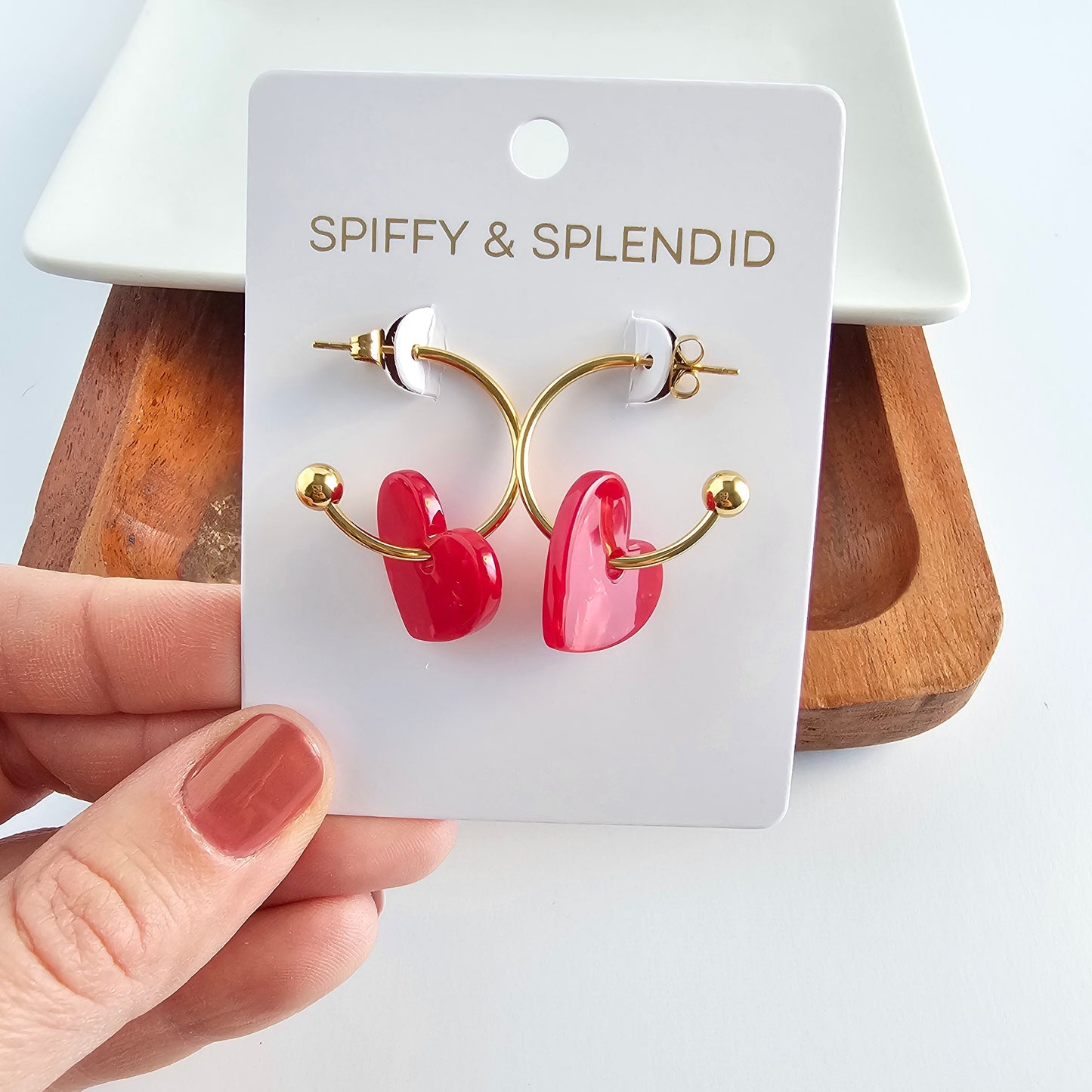 Sweetheart Hoops - Red