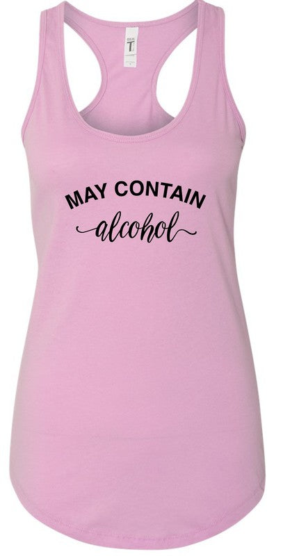 May Contain Alcohol Graphic Tank