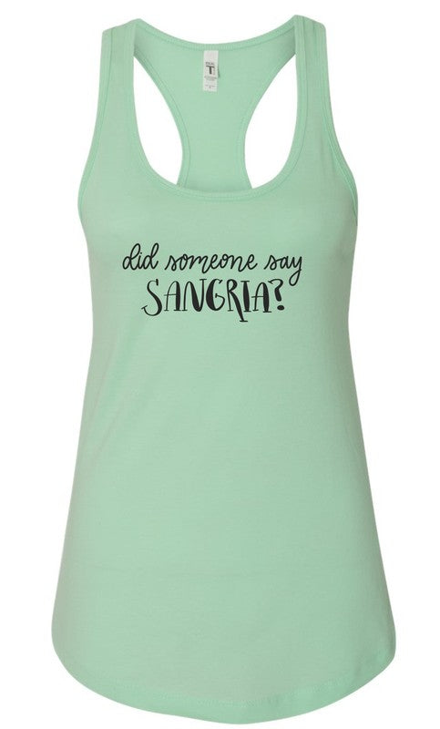 did someone say Sangria Graphic Tank
