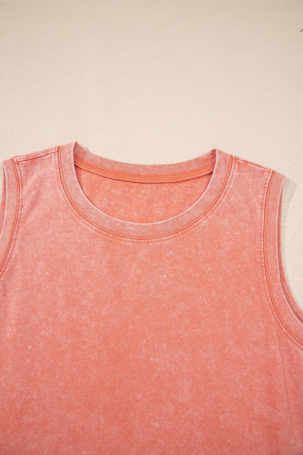 Mineral Wash Tank Mini Dress with Pockets