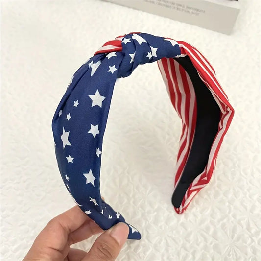 Stripes and Stars Patriotic Headband