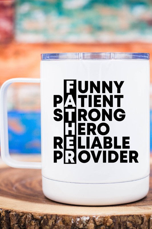 Father Funny Patient Strong Travel Mug