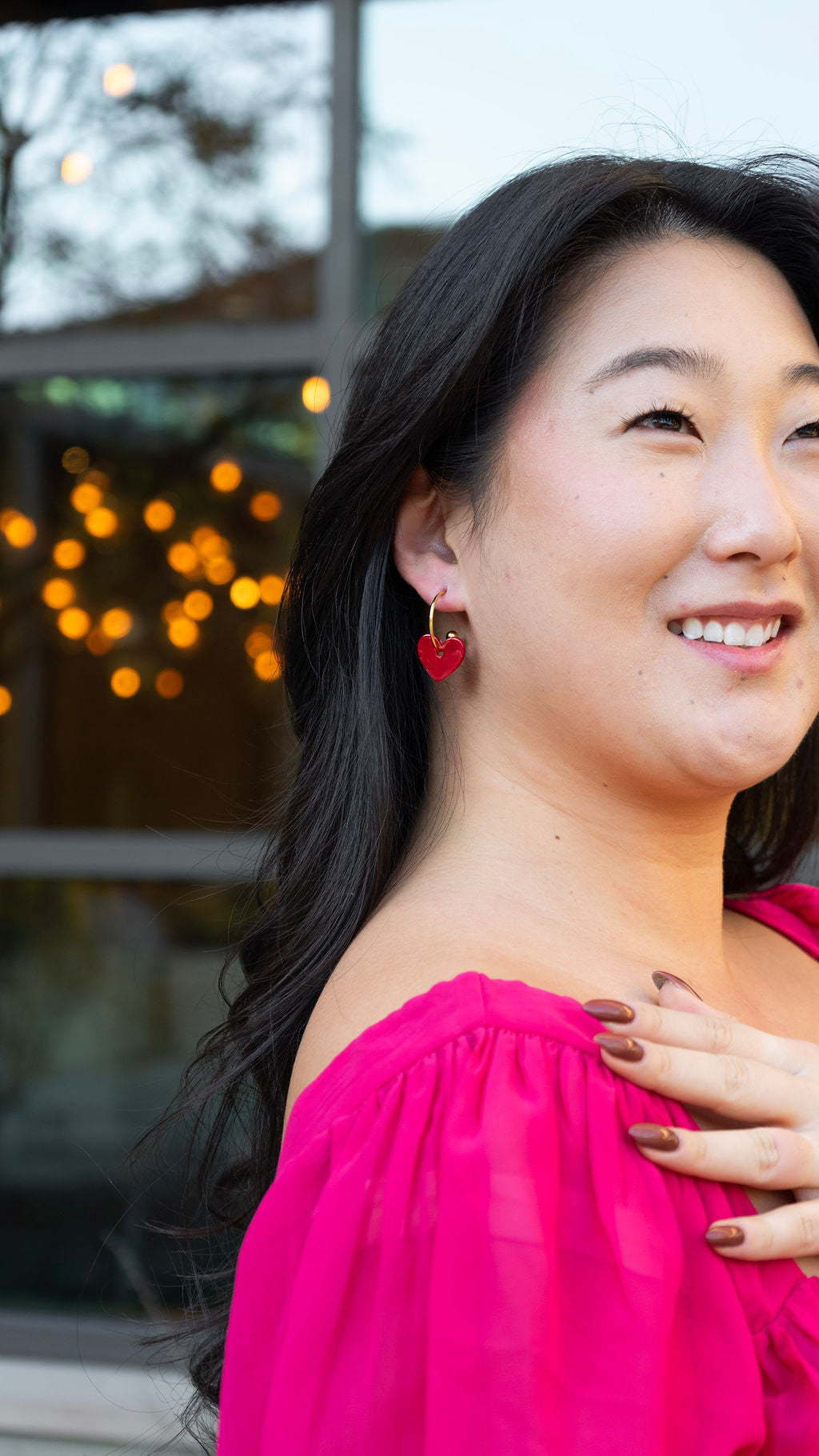 Sweetheart Hoops - Red
