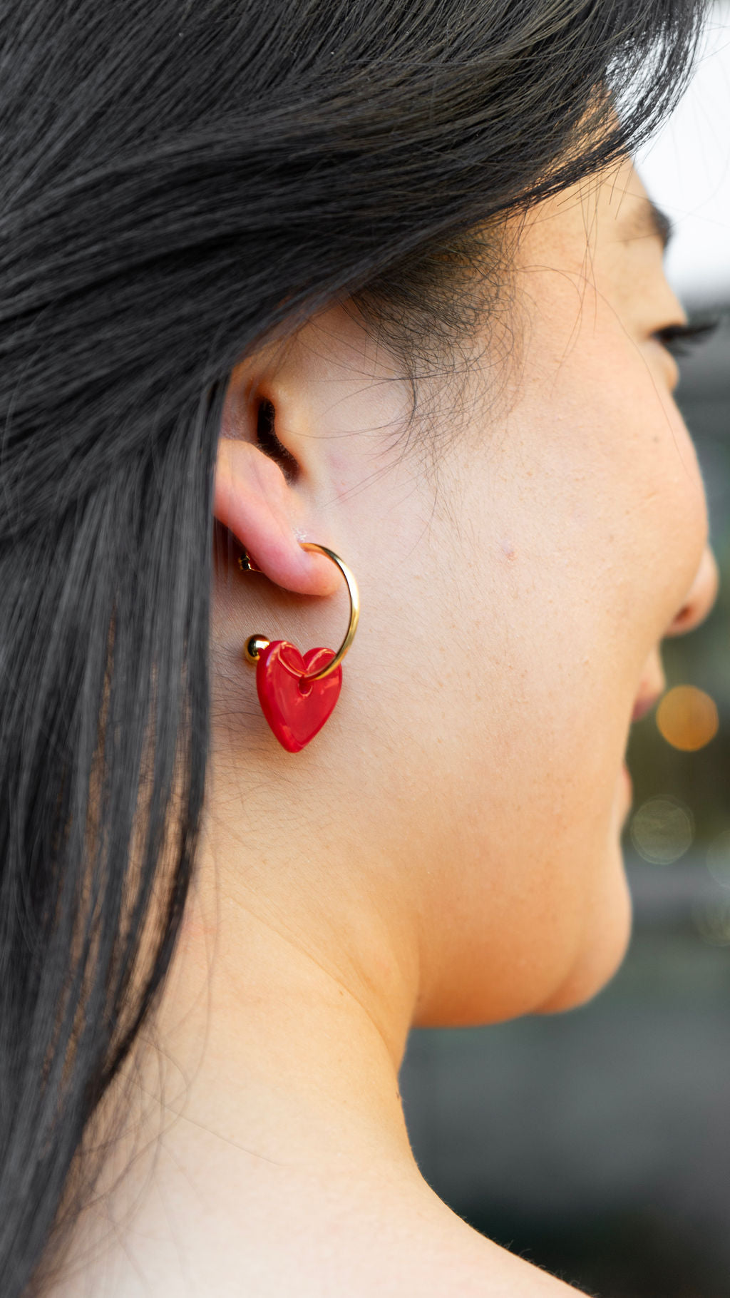 Sweetheart Hoops - Red