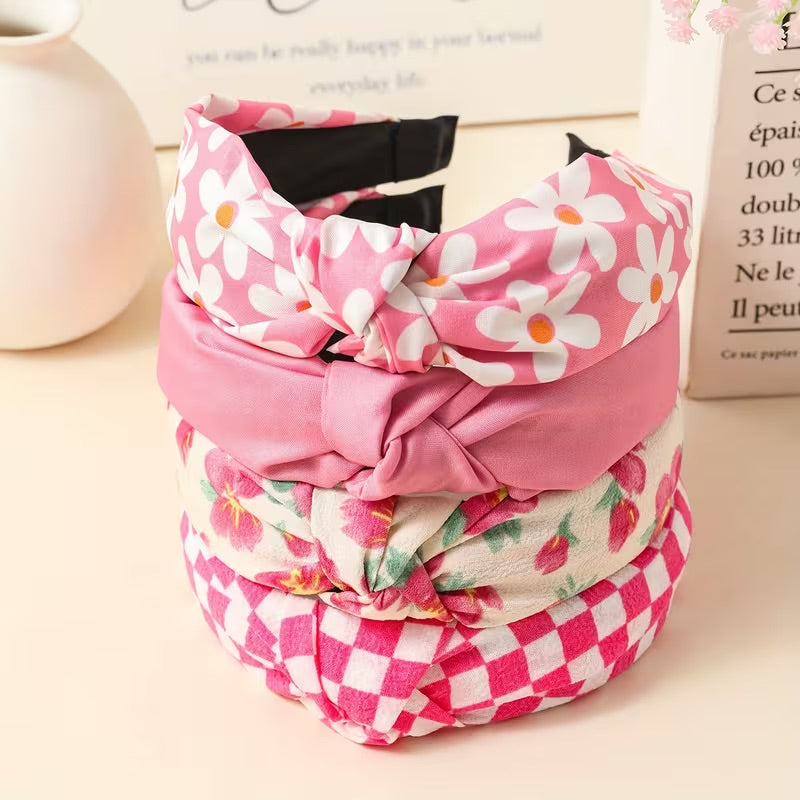 Easter Spring 4 Pack of Knotted Headbands
