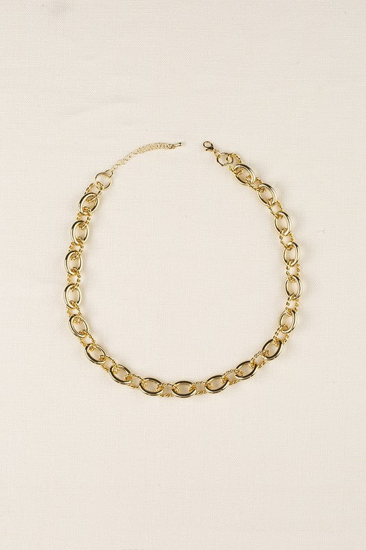 Bold chain necklace - gold